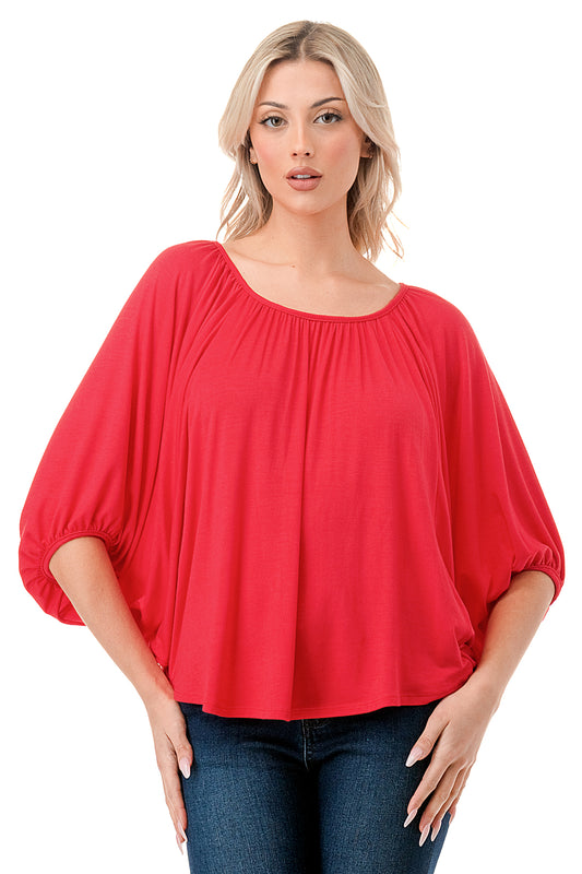 JAMES TOP (DARK CORAL)-JT7150