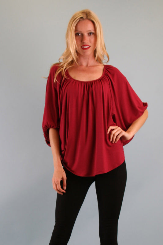 JAMES TOP (BURGUNDY)-JT7150