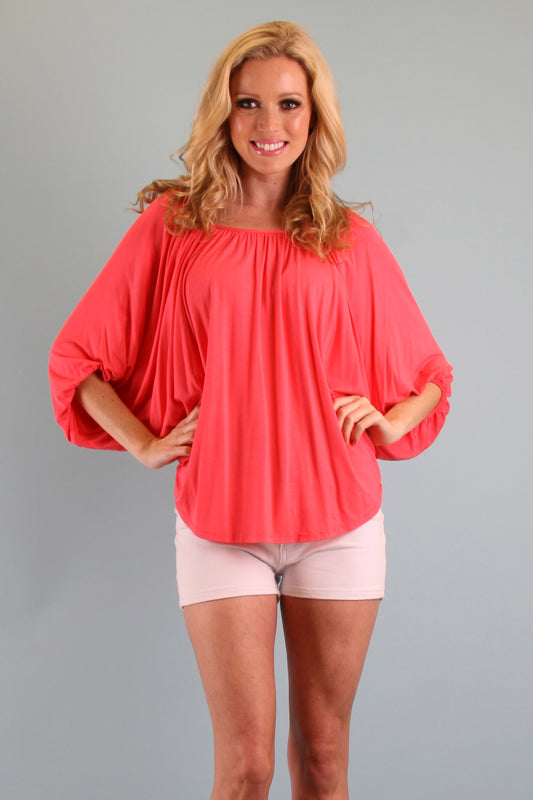 JAMES TOP (CORAL)-JT7150