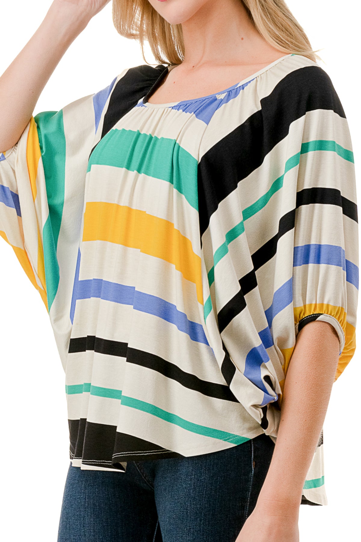 JAMES TOP (MULTI STRIPE)-JT7150