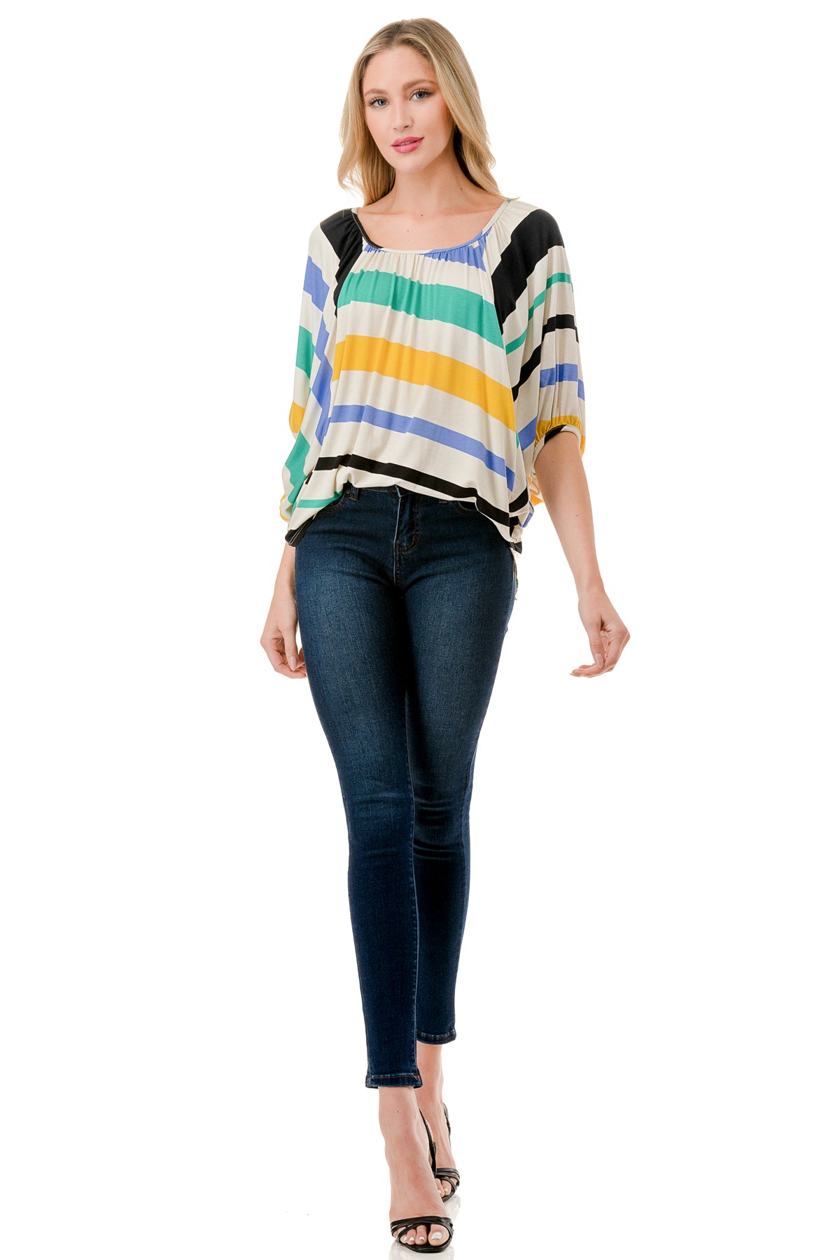 JAMES TOP (MULTI STRIPE)-JT7150