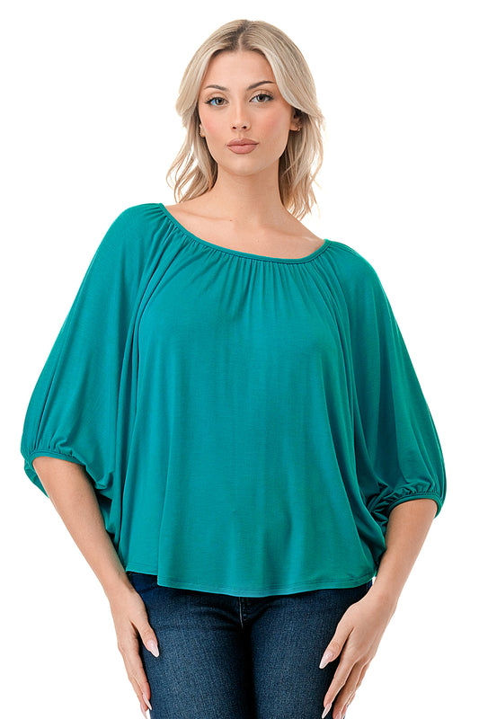 JAMES TOP (TURQUOISE GREEN)-JT7150