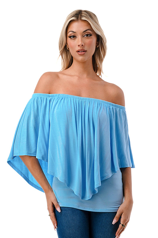 MINA CONVERTIBLE TOP (LT. BLUE)-JT7463