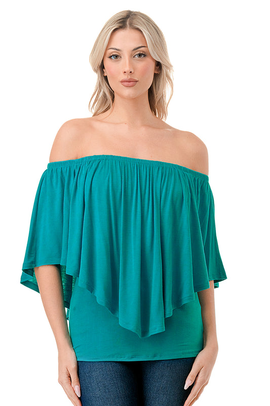 MINA CONVERTIBLE TOP (TURQUOISE GREEN)-JT7463