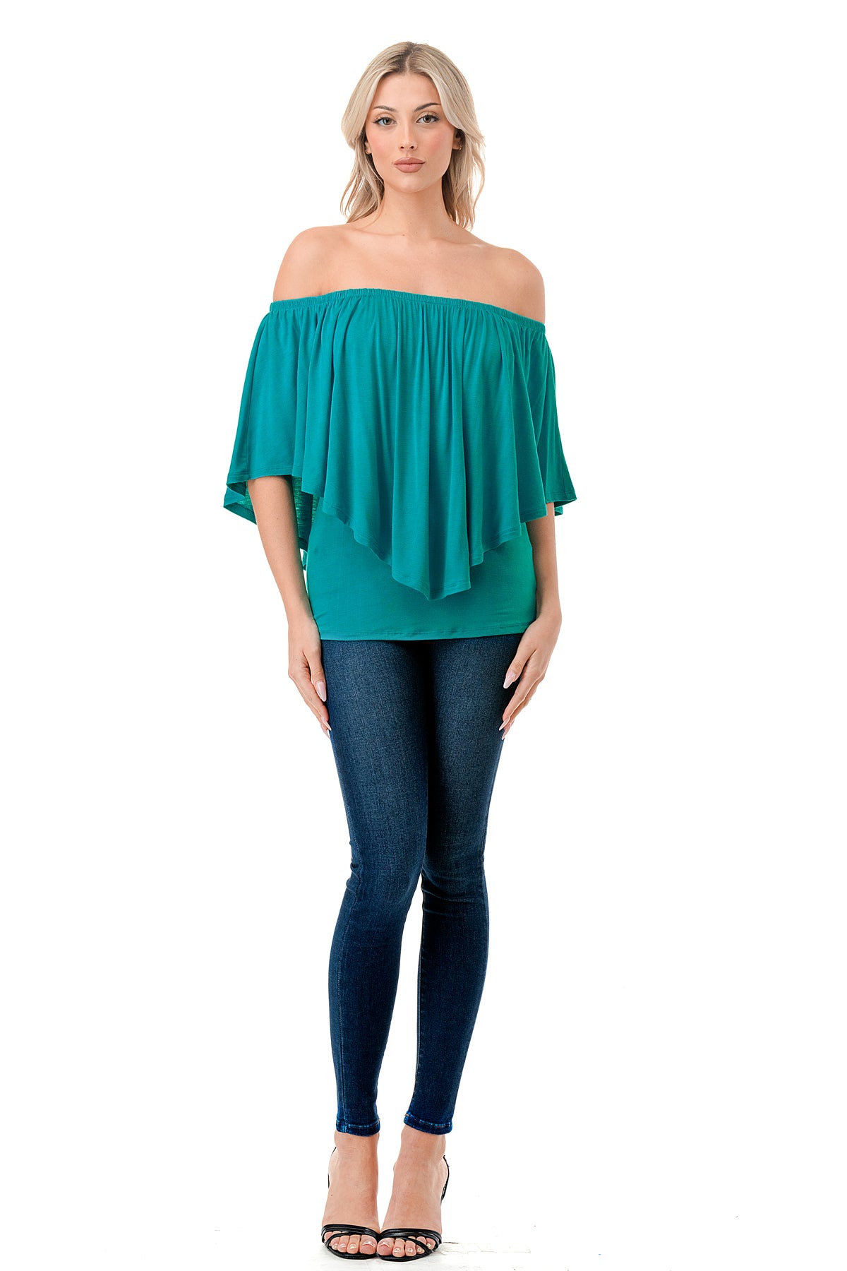 MINA CONVERTIBLE TOP (TURQUOISE GREEN)-JT7463