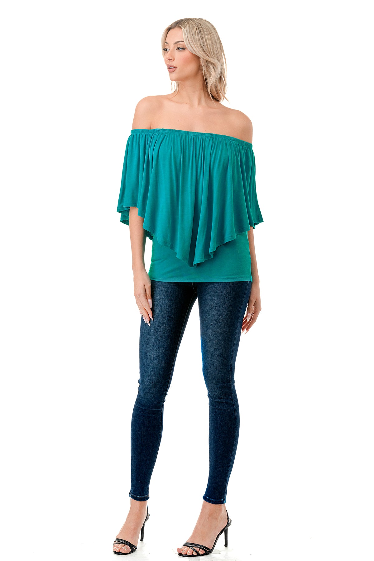 MINA CONVERTIBLE TOP (TURQUOISE GREEN)-JT7463