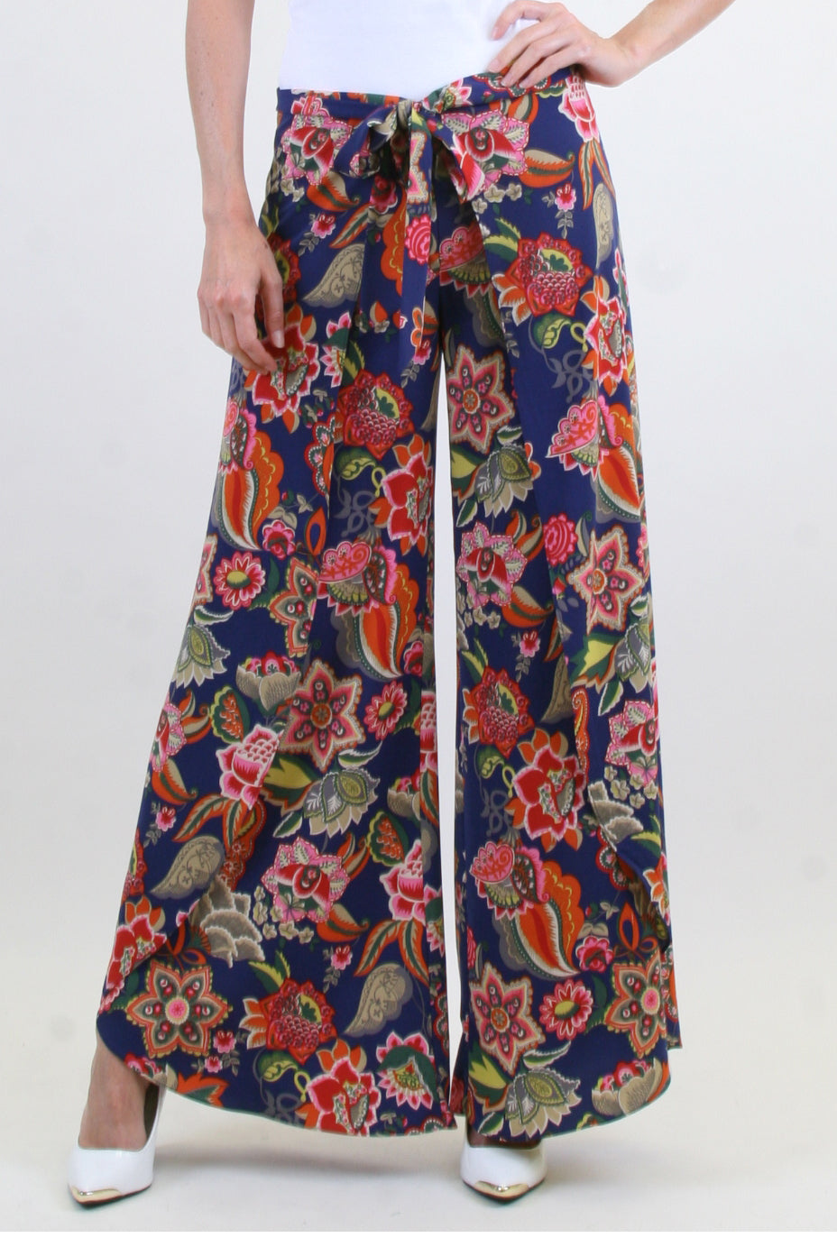 BLOSSOM PANTS (BLUE FLORAL)-P8784