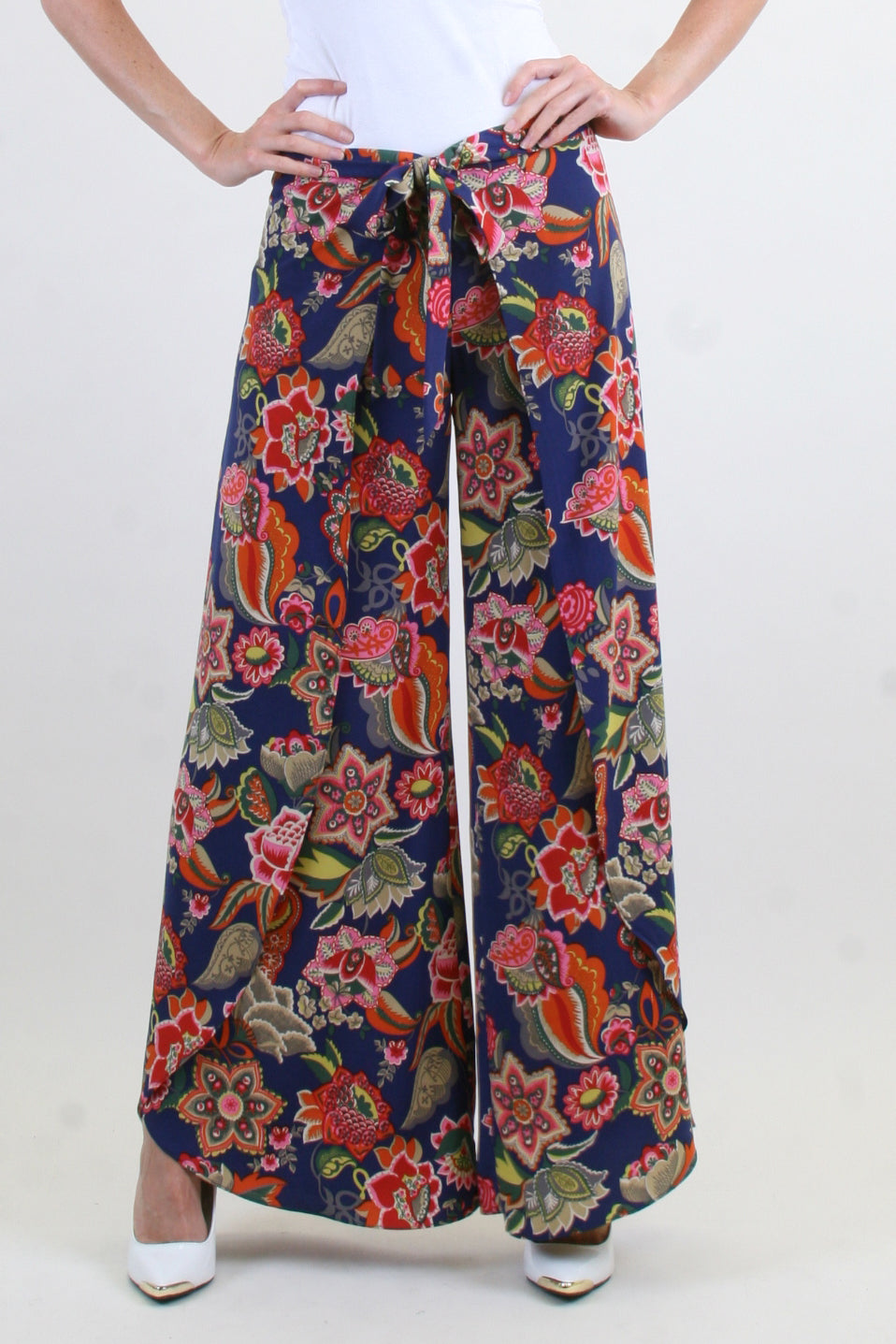 BLOSSOM PANTS (BLUE FLORAL)-P8784