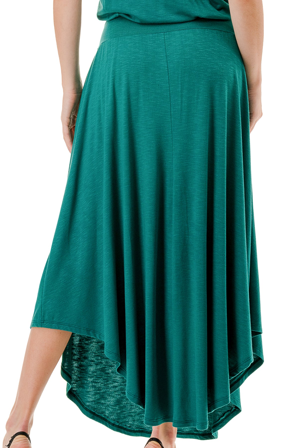 LOUISA ONE SHOULDER DRESS (KELLY GREEN)- VD3295