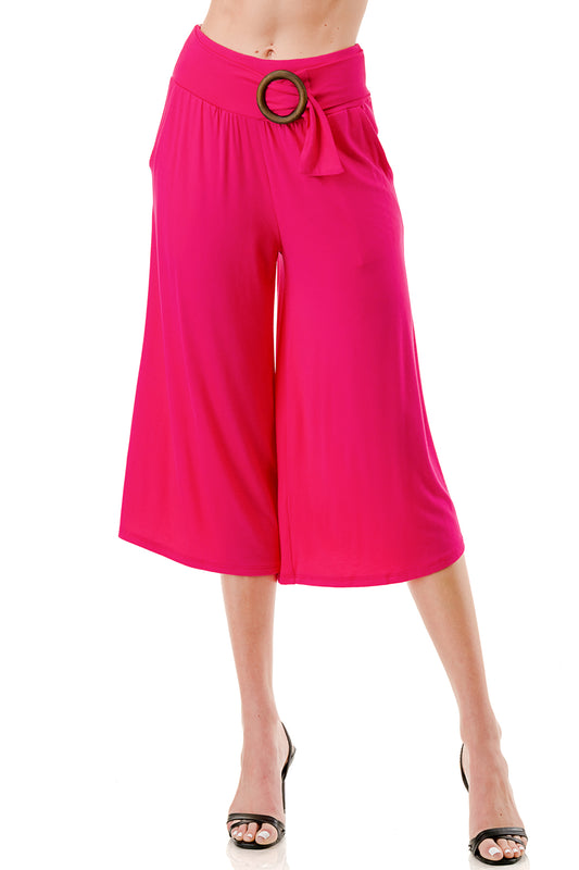 AMBER CAPRI PANTS (FUSCHIA)- VP3320