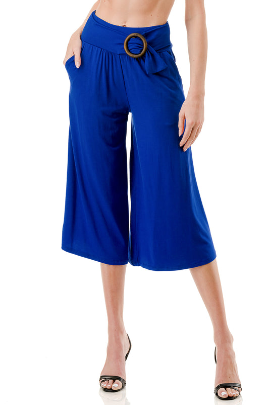 AMBER CAPRI PANTS (ROYAL BLUE)- VP3320