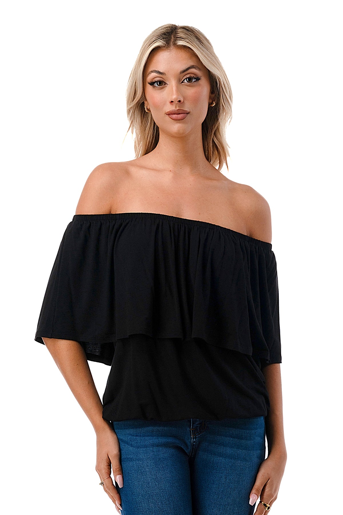 ALIVIA TUBE TOP (BLACK)- VT2499