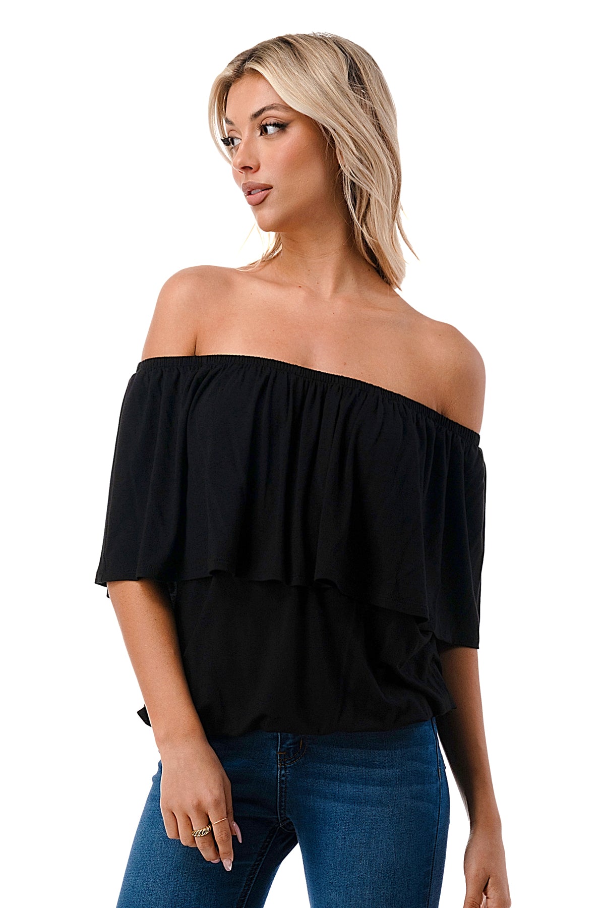 ALIVIA TUBE TOP (BLACK)- VT2499