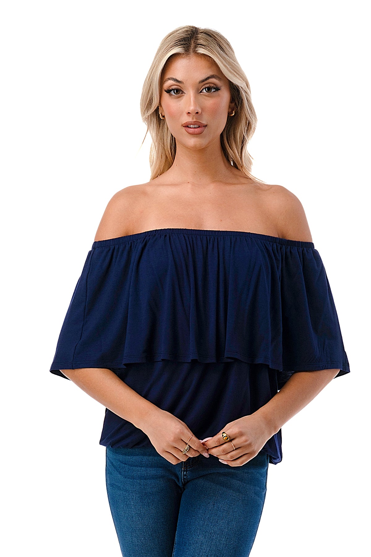 ALIVIA TUBE TOP (NAVY)- VT2499