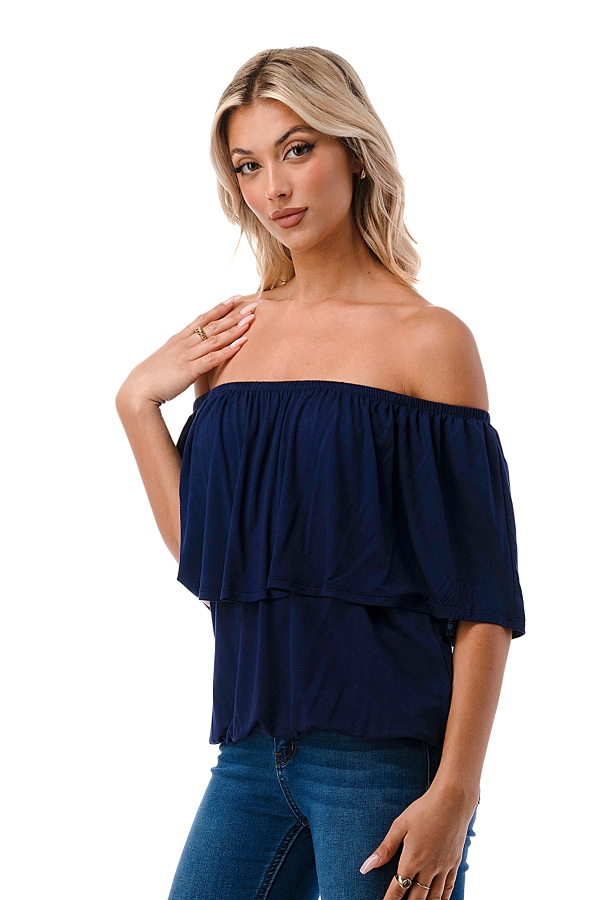 ALIVIA TUBE TOP (NAVY)- VT2499