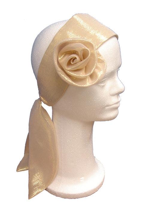 FASHION SILK HEAD BAND-HB ROSE