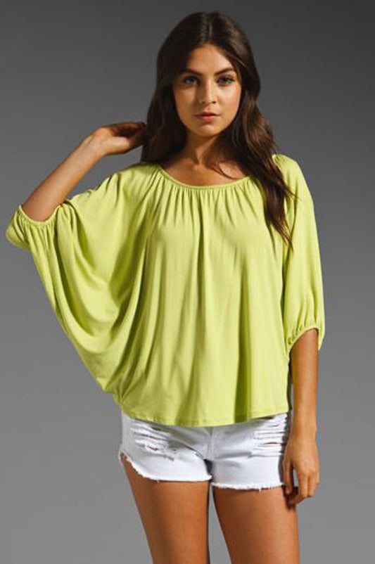 JAMES TOP (LIME)-JT7150