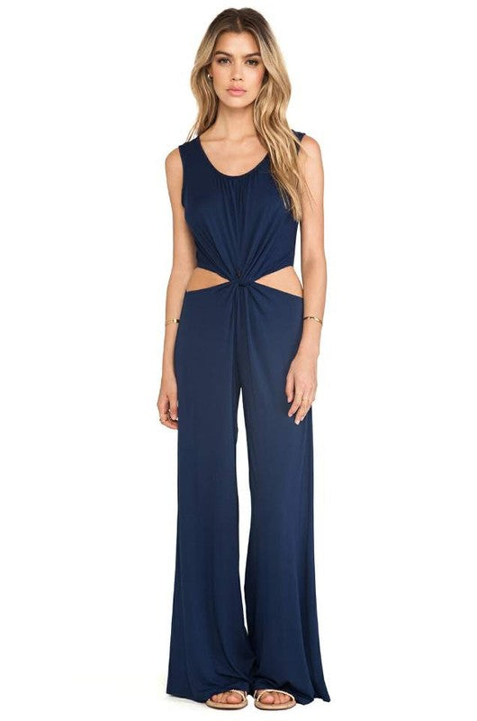 SAVANNAH JUMPSUIT (Navy)-JD8015