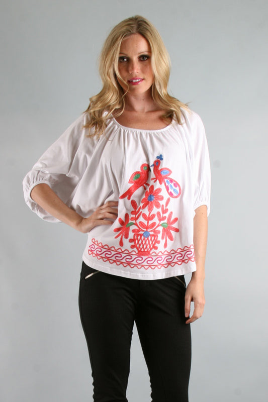 CAROL TOP (WHITE)-CVT7471