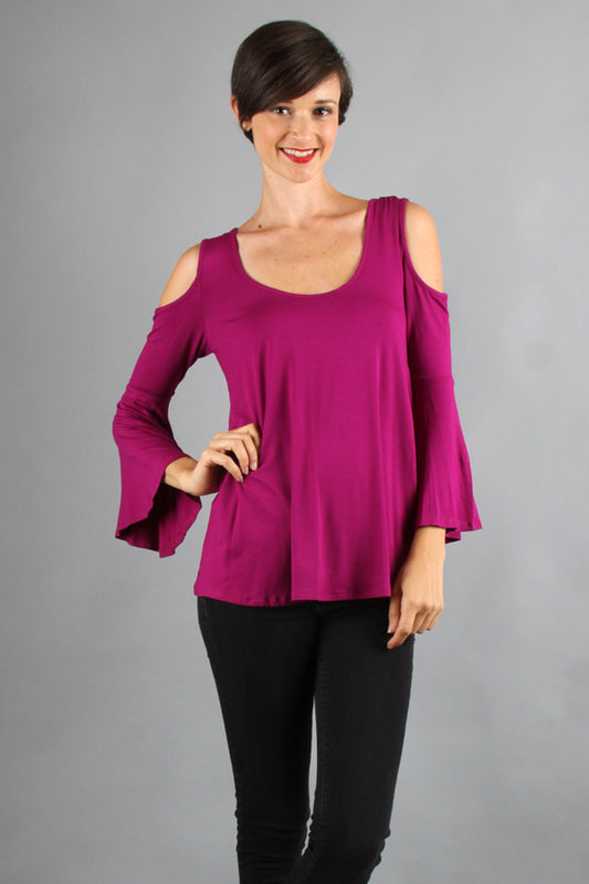 Brenda Bell Sleeve Top (BOYSON BERRY)-JT7365