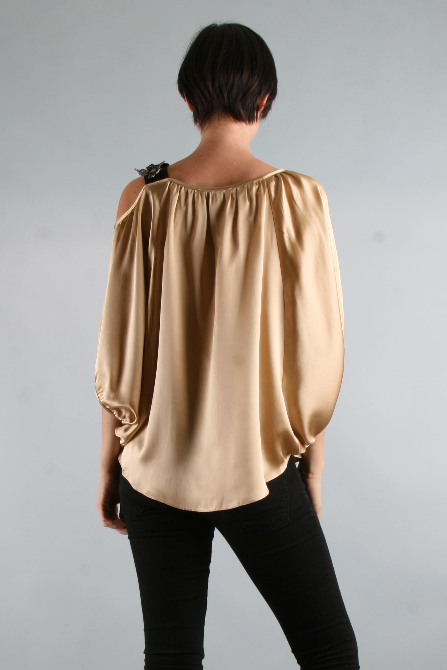 PAULA BLOUSE (GOLD)-T7445