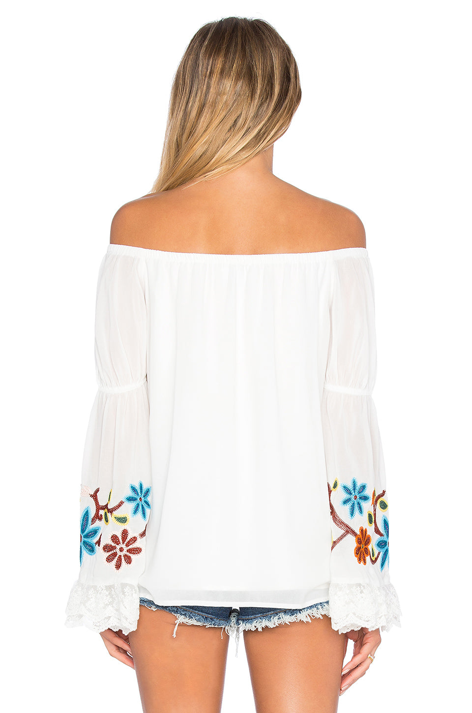 MERUVINA OFF THE SHOULDER TOP (Ivory)- CVT8998