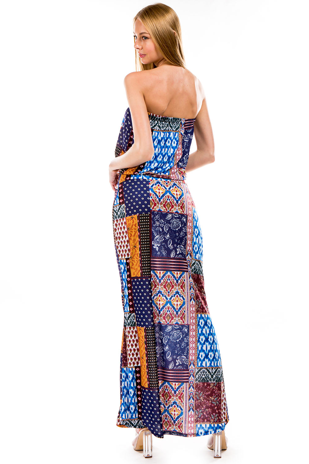 MAREN MAXI DRESS (MULTI BOHEMIAN)- VD2239