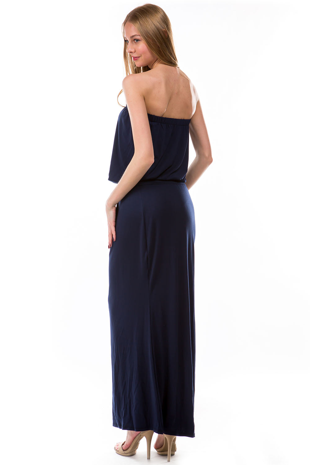 MAREN MAXI DRESS (NAVY)- VD2239