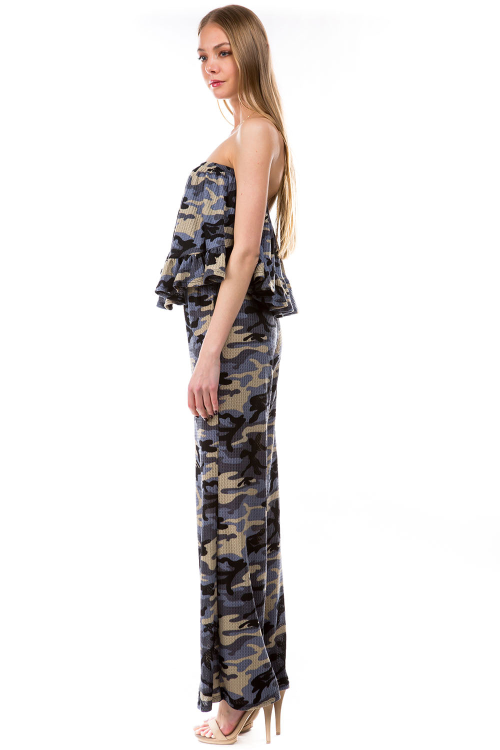 BRYNN JUMPSUITS (BLUE CAMO)- VD2390