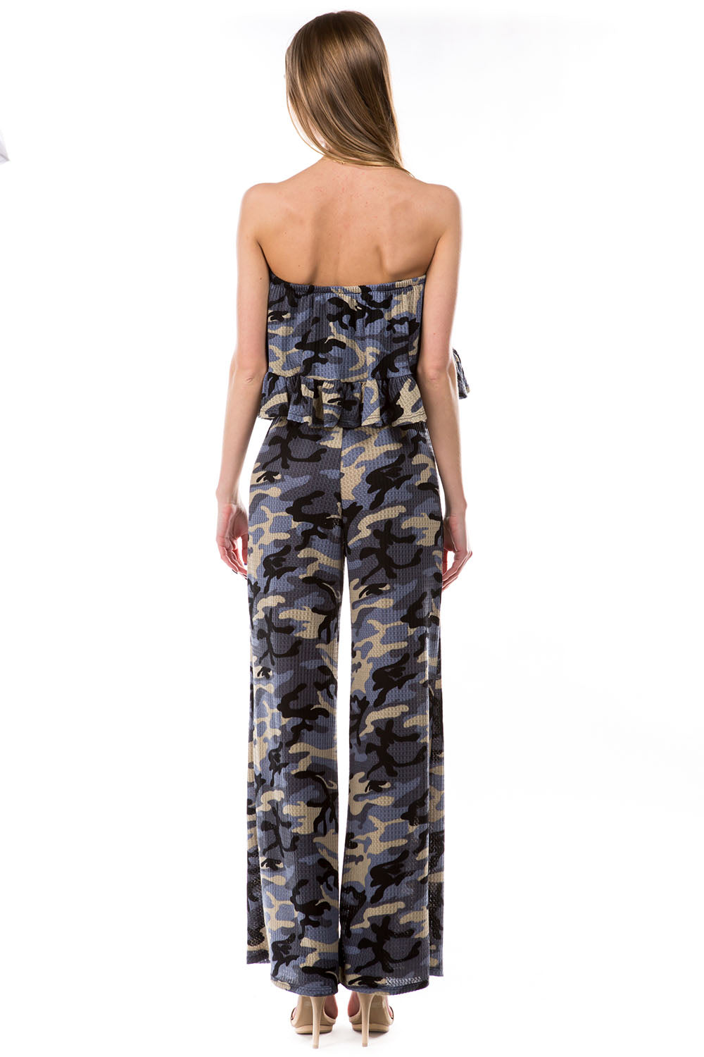 BRYNN JUMPSUITS (BLUE CAMO)- VD2390