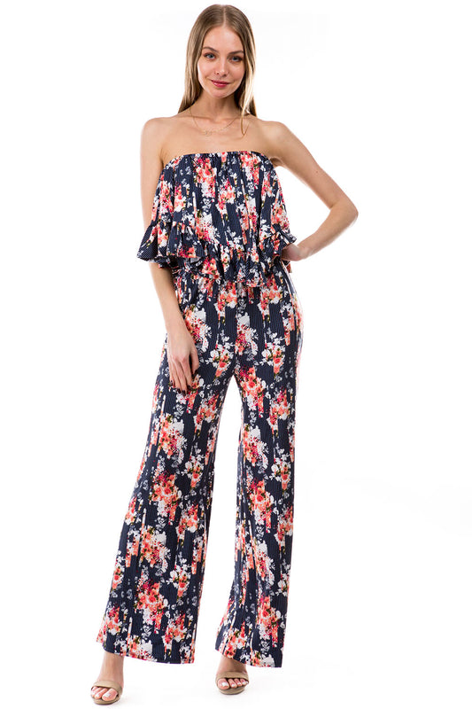 BRYNN JUMPSUITS (FLORAL PRINT)- VD2390