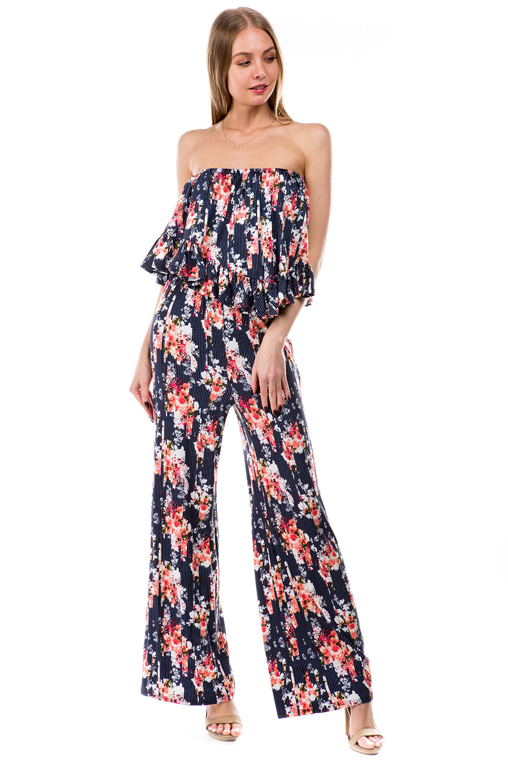 BRYNN JUMPSUITS (FLORAL PRINT)- VD2390