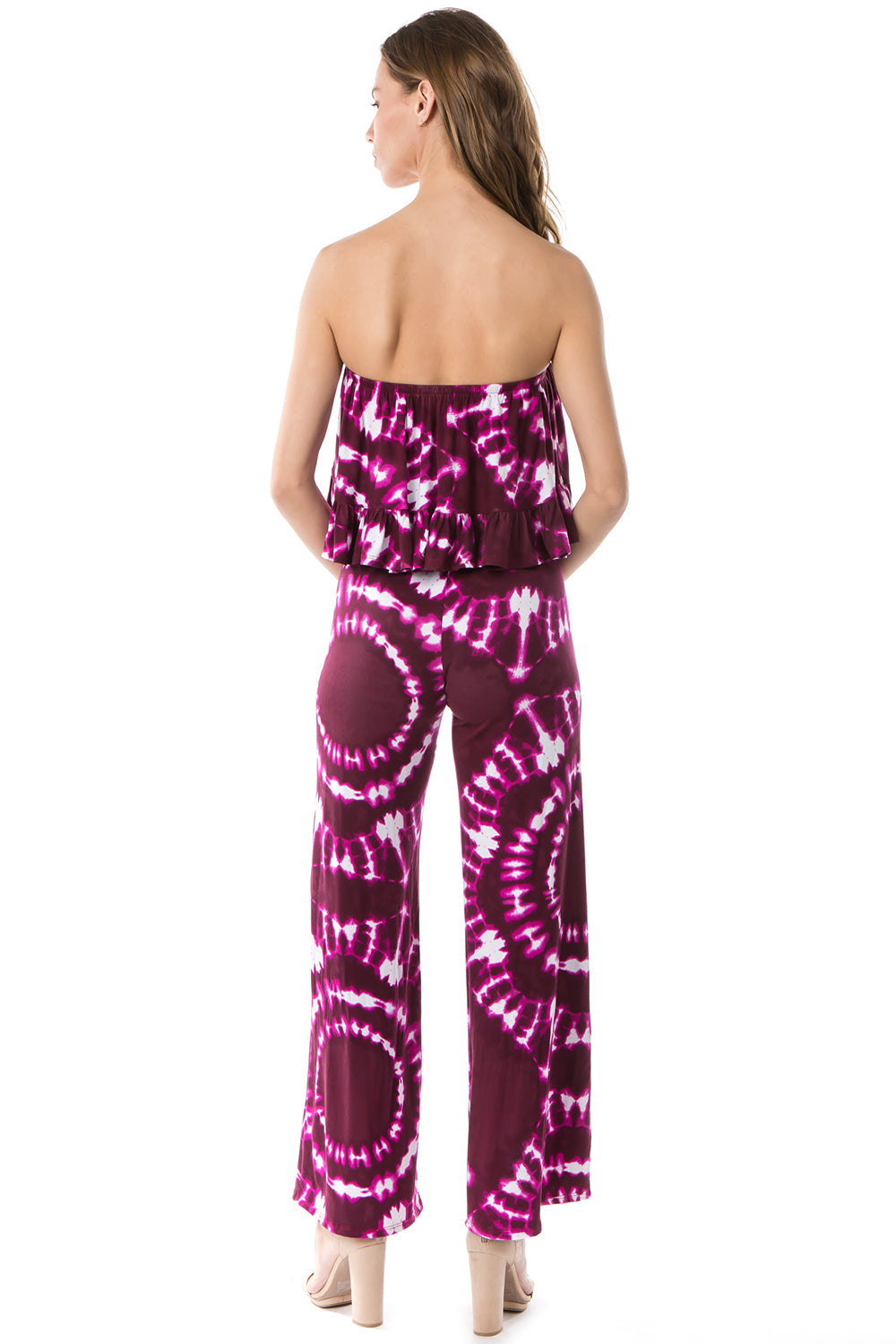 BRYNN JUMPSUITS (PURPLE TIE DYE)- VD2390