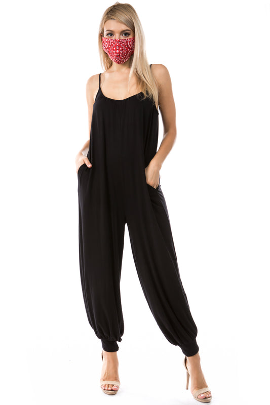 JEMIME JUMPSUITS (BLACK)- VD2776