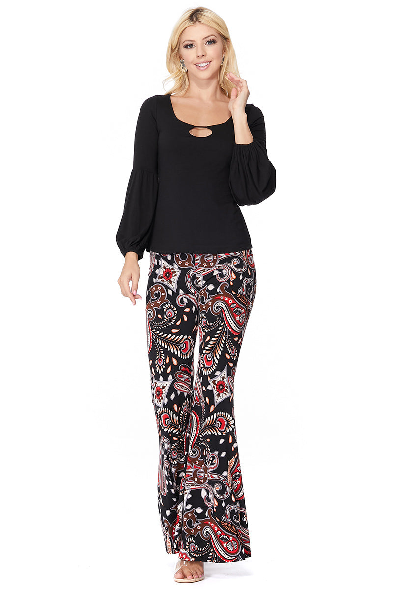 ROCCO PANTS (BLACK MULTI)- VP2276-ROCCO