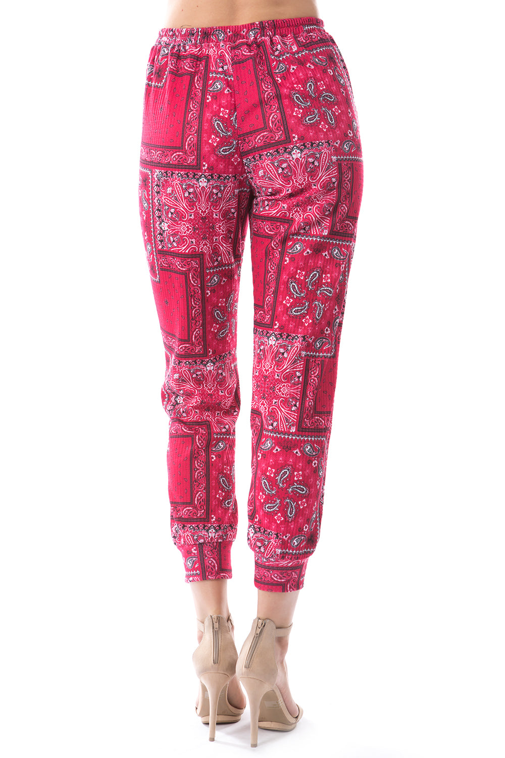 LUX JOGGER PANTS (BANDANA RED)-VP2780