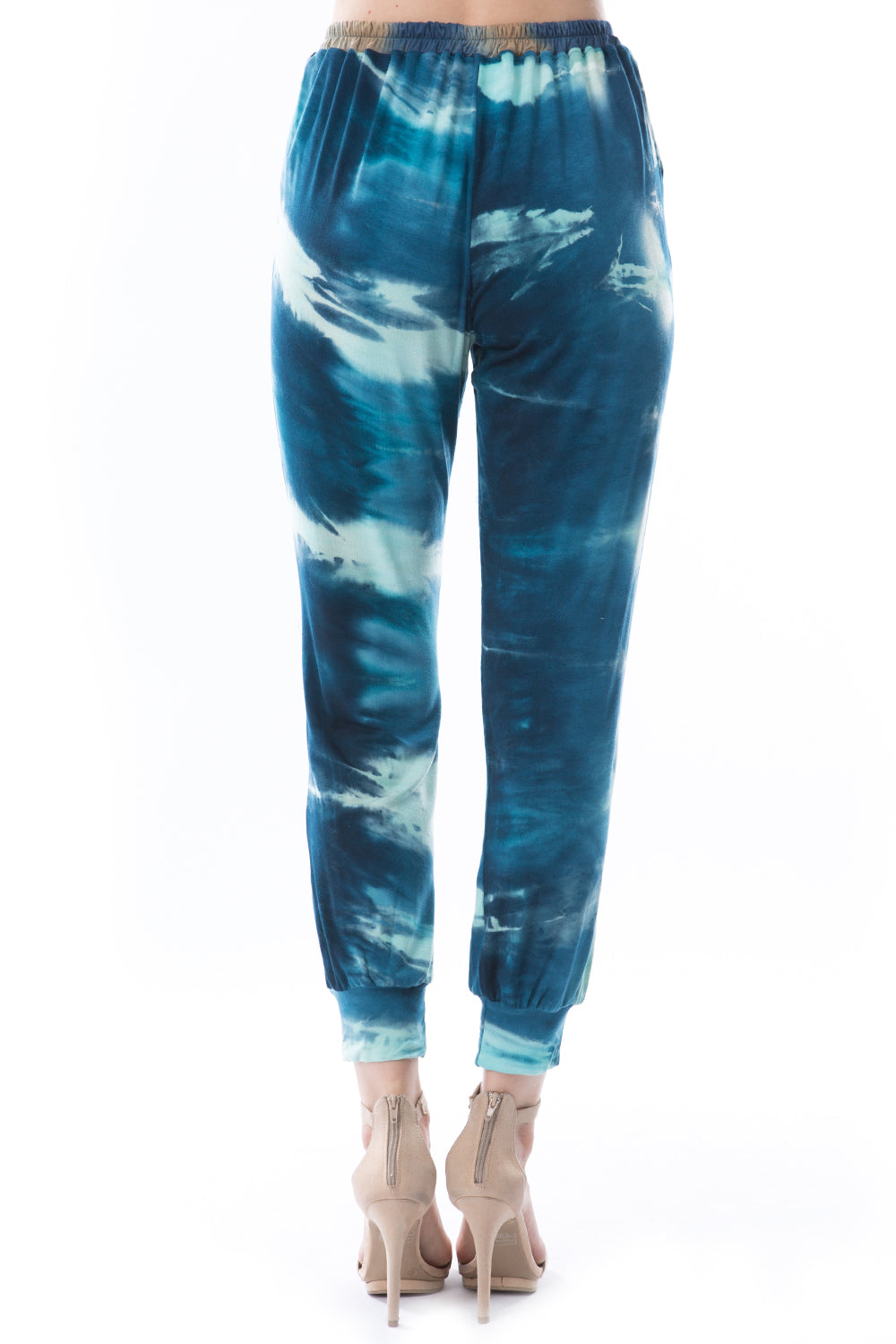 LUX JOGGER PANTS (TEAL TIE DYE)-VP2780T