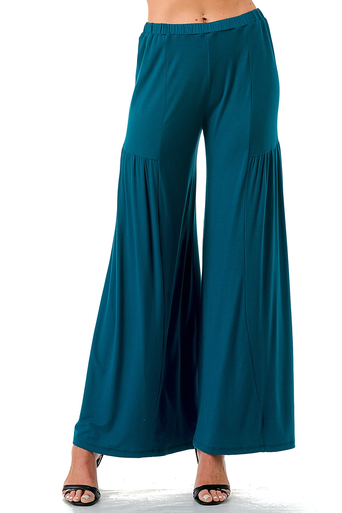 ANOUK WIDE BOTTOM PANTS (TEAL)- VP3214