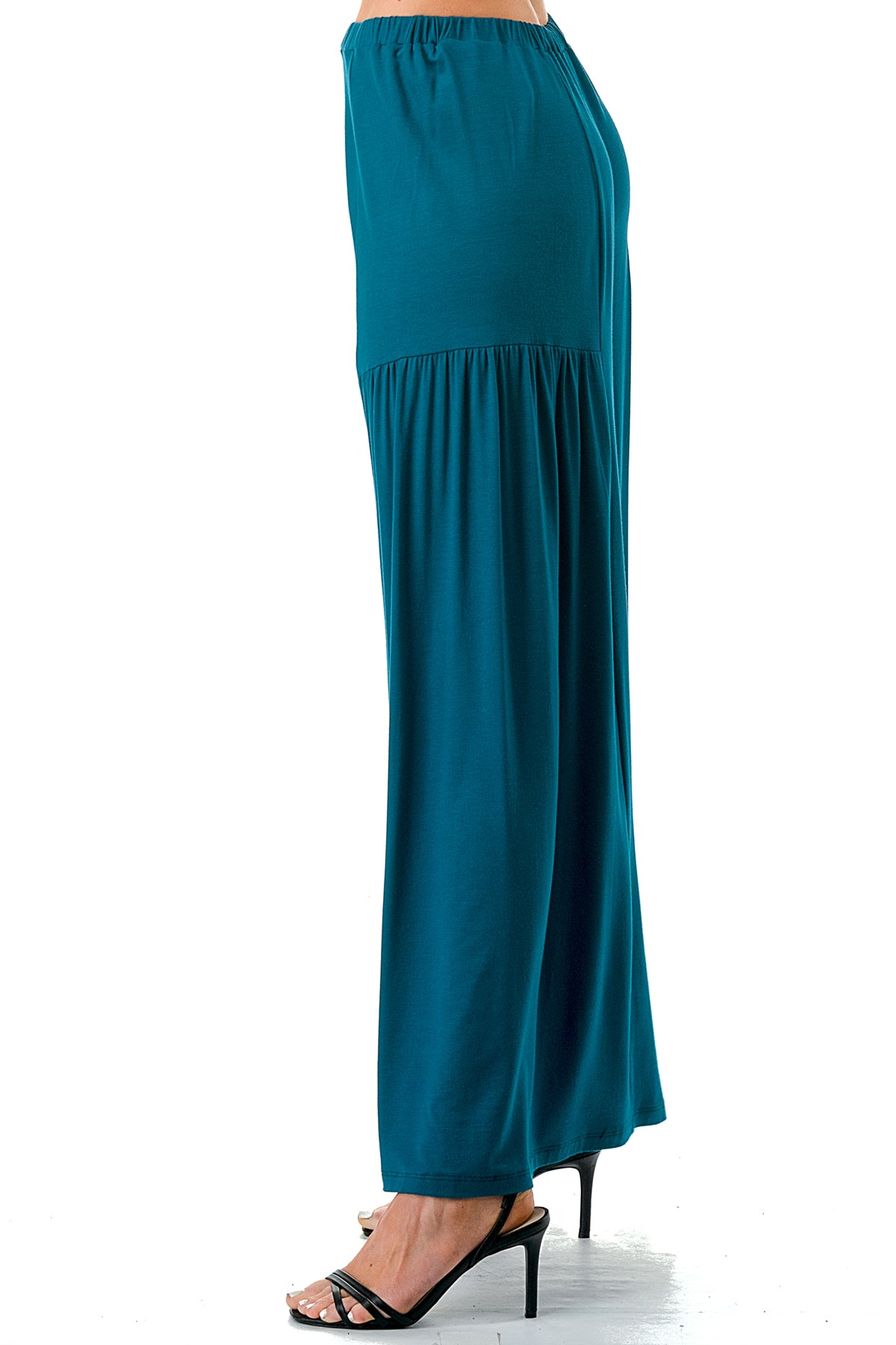 ANOUK WIDE BOTTOM PANTS (TEAL)- VP3214