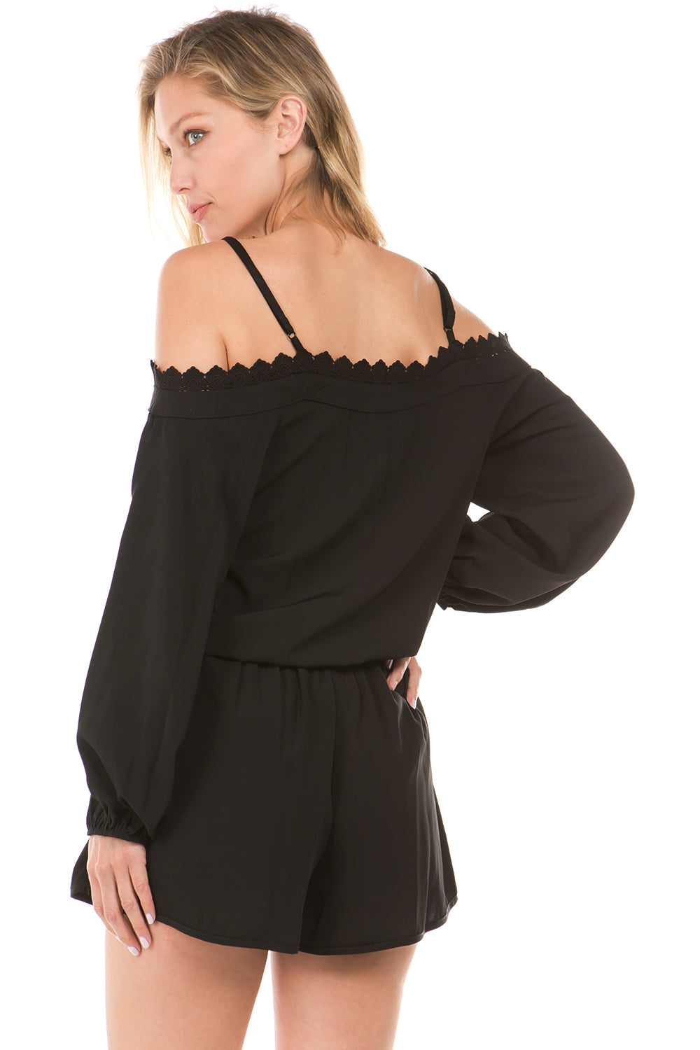 JOSEFINA ROMPER (Black)- VR9759