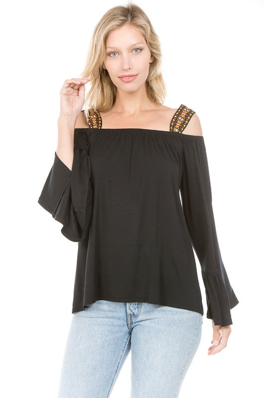 RACHEL TOP (Black)- VT7661N