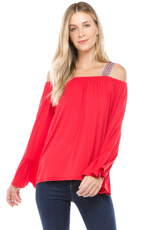 RACHEL TOP (Red)- VT7661N