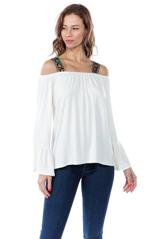 RACHEL TOP (IVORY)- VT7661N