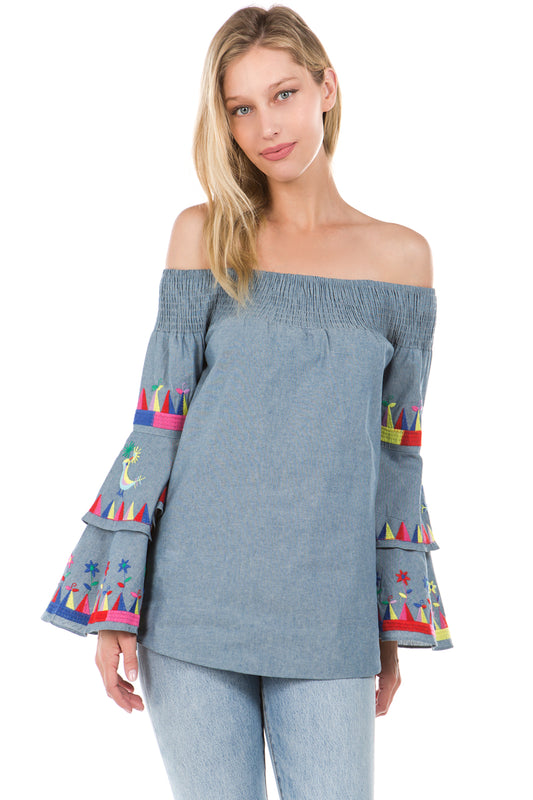 JOEY OFF SHOULDER TOP-CVD1835